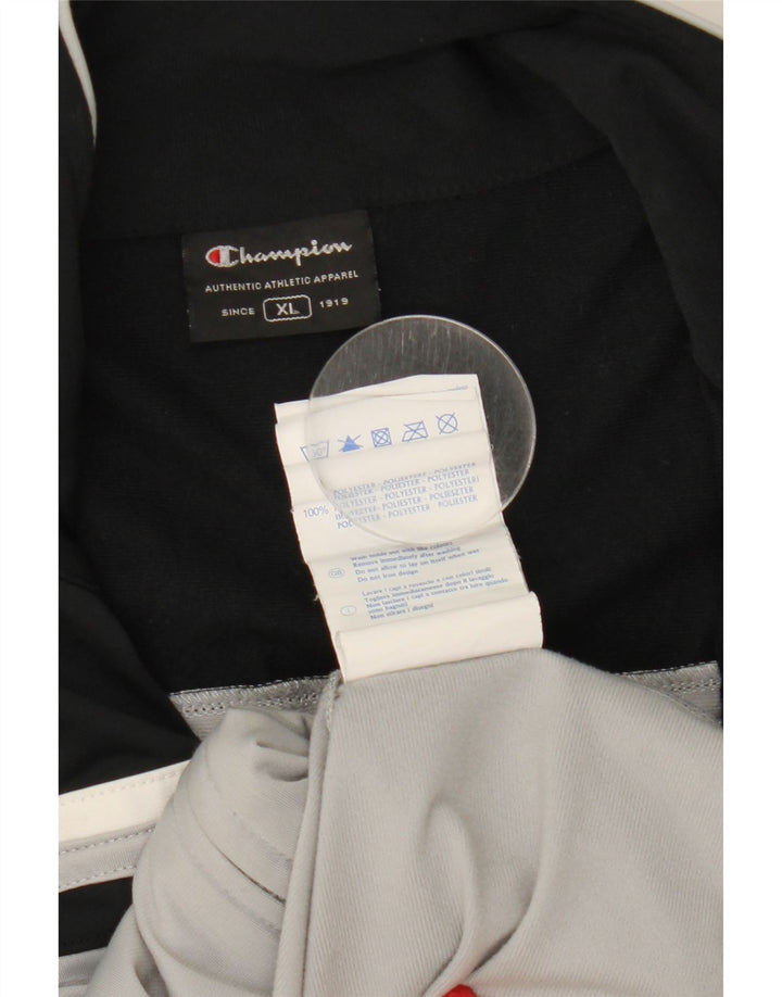 Champion Træningsdragt til mænd Topjakke XL Grå Colourblock Polyester