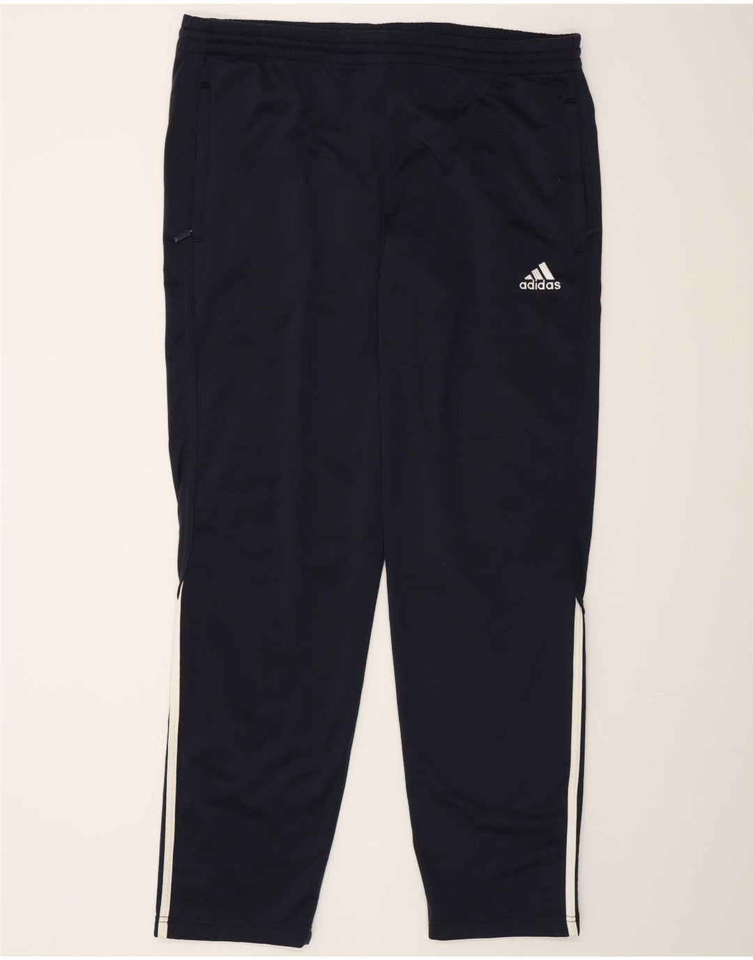 Adidas Træningsdragtsbukser til mænd UK 40/42 Medium Navy Blue Polyester