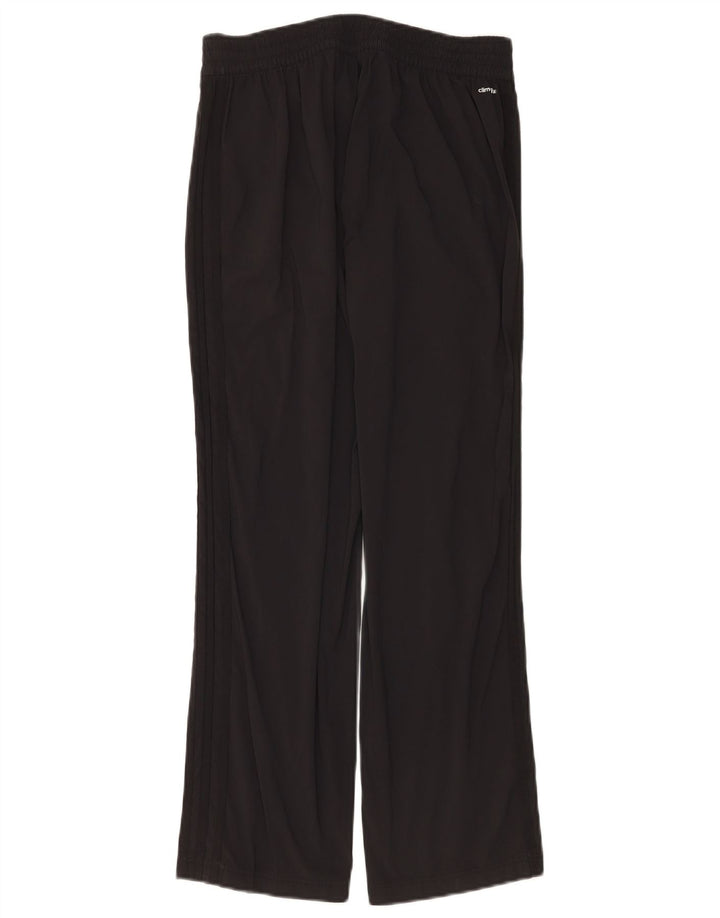 Adidas lige bukser til kvinder UK 10 Small W30 L28 Sort polyester