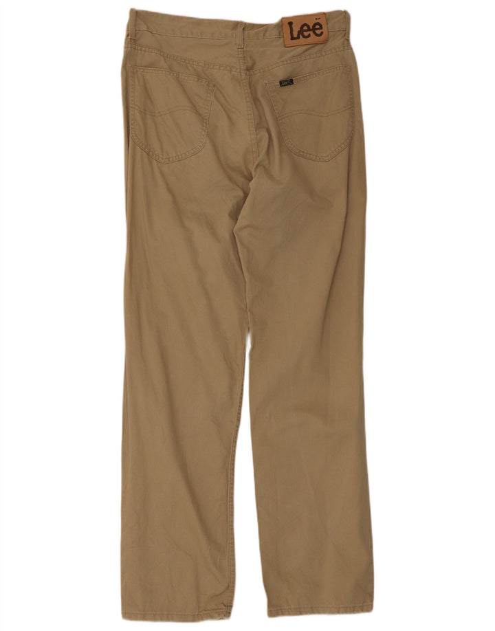 Lee Herre Casual Bukser W34 L32 Beige Bomuld