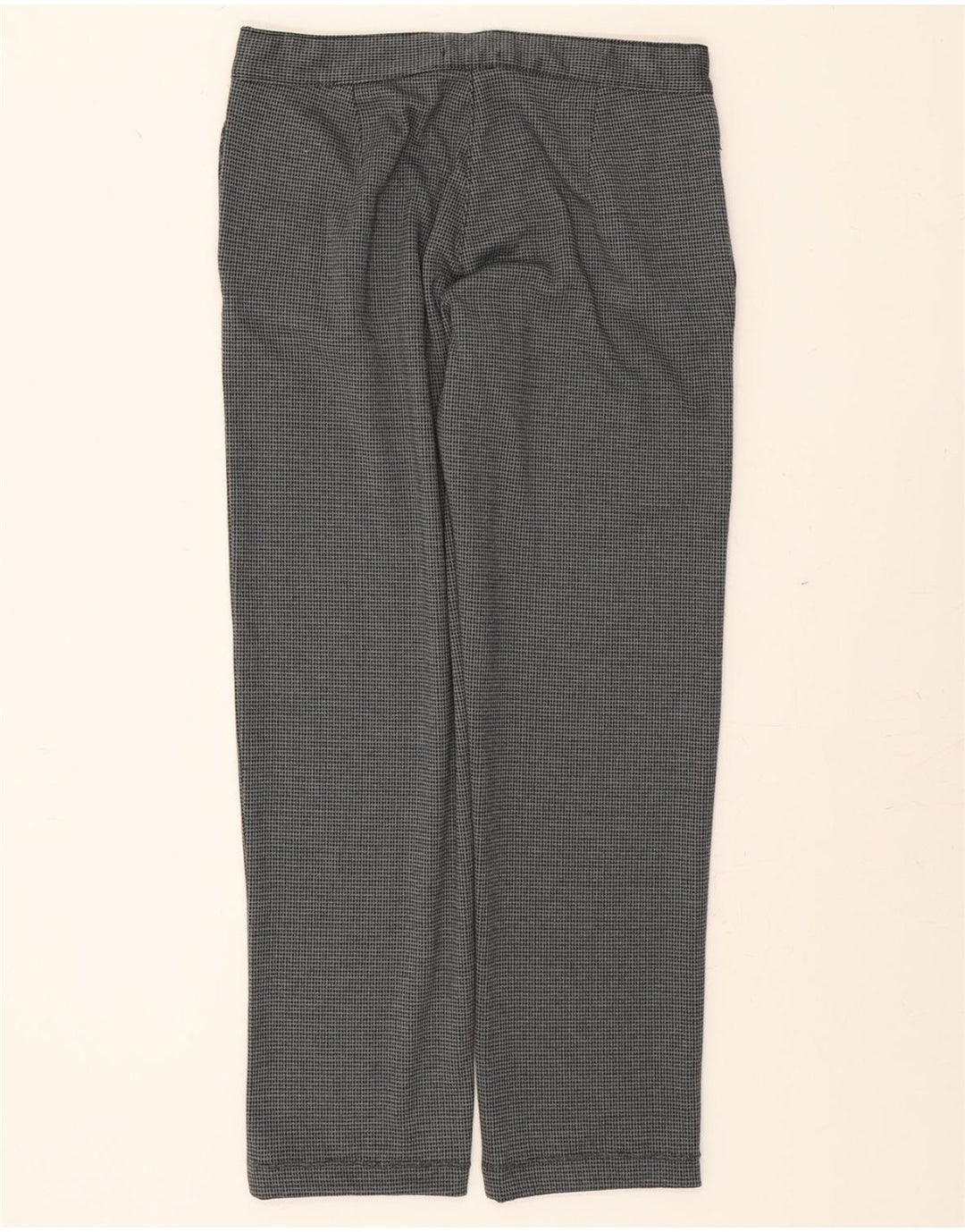 DACK'S Womens Straight Casual Trousers Small W30 L28 Grey Houndstooth Vintage Dack's and Second-Hand Dack's from Messina Hembry 