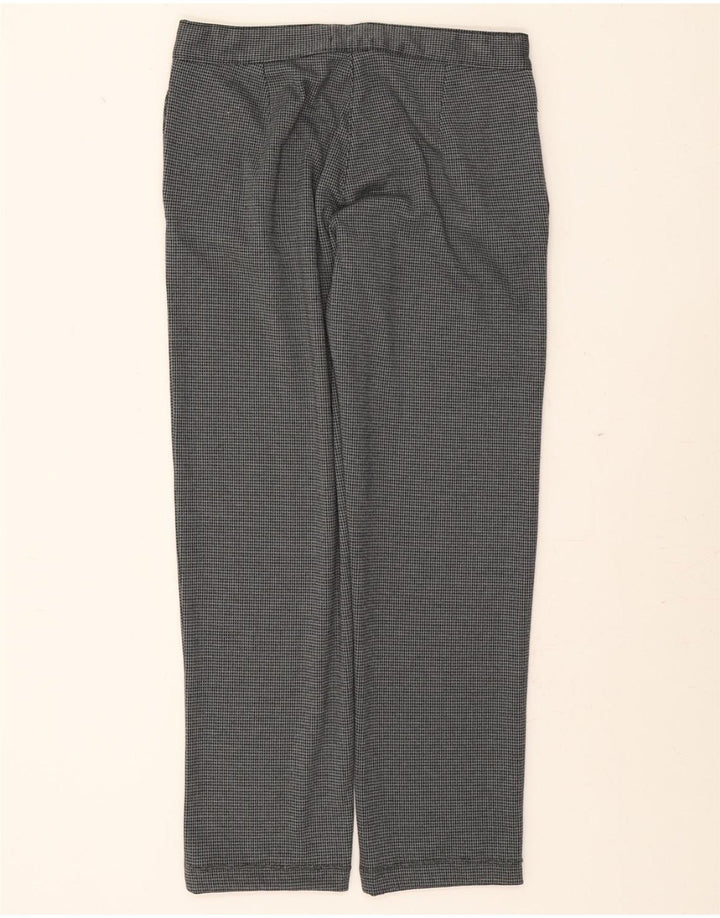 DACK'S Womens Straight Casual Trousers Small W30 L28 Grey Houndstooth Vintage Dack's and Second-Hand Dack's from Messina Hembry 