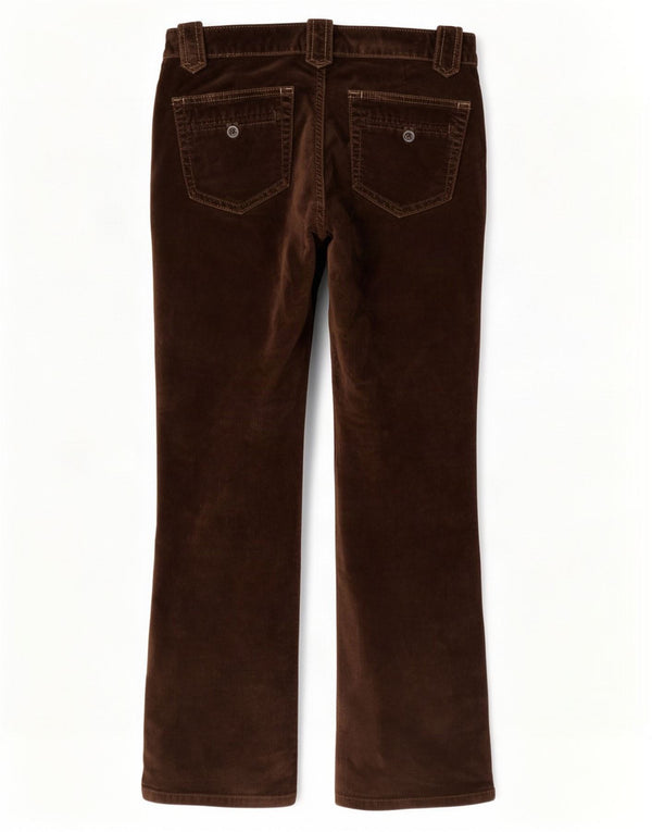 Gap Dame Stretch Bootcut Velour Casual Bukser W30 L30 Brun