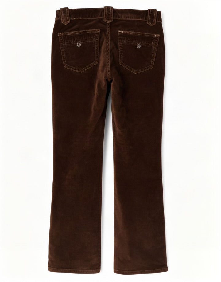 Gap Dame Stretch Bootcut Velour Casual Bukser W30 L30 Brun