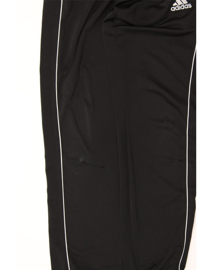 ADIDAS Mens Tracksuit Trousers Joggers Small Black Polyester Vintage Adidas and Second-Hand Adidas from Messina Hembry 