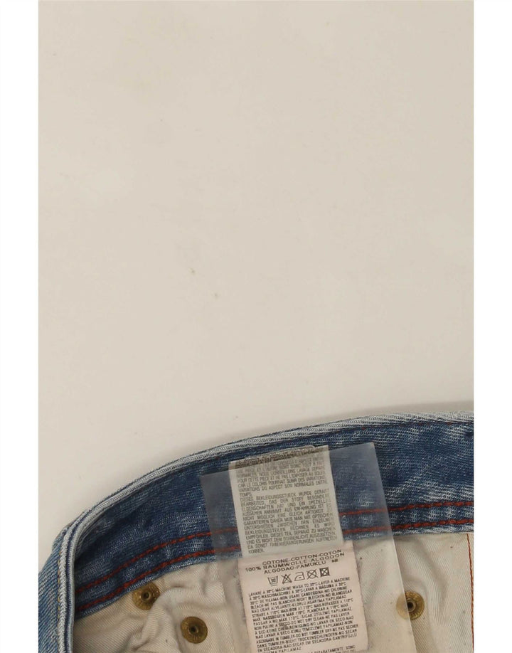 Diesel Herre Distressed Denim Shorts W34 Large Blue Cotton