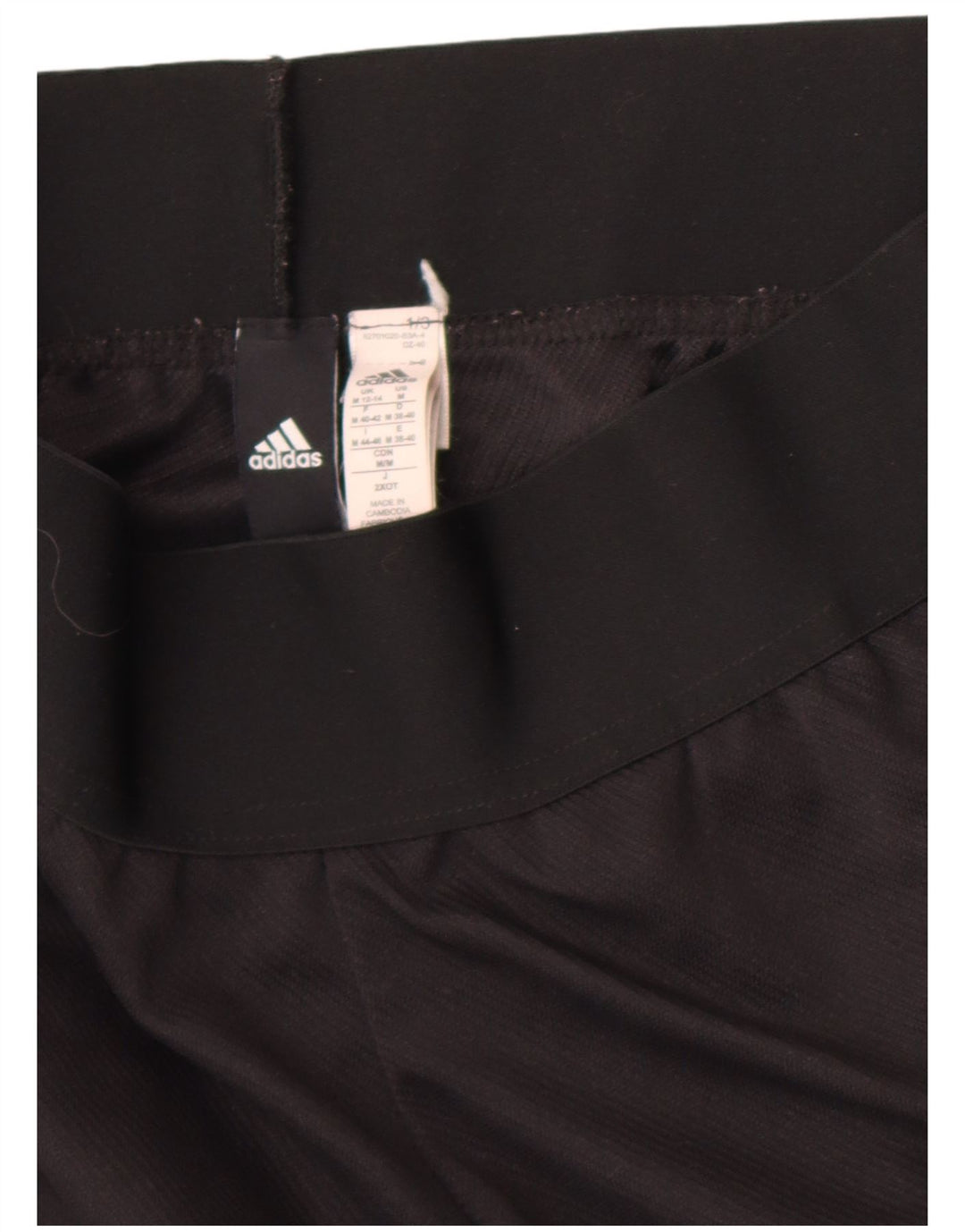 Adidas Træningsdragtsbukser til kvinder UK 12/14 Medium Sort Polyester