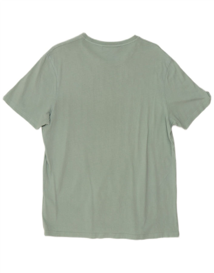 Lyle & Scott Herre T-shirt Top Stor grøn bomuld