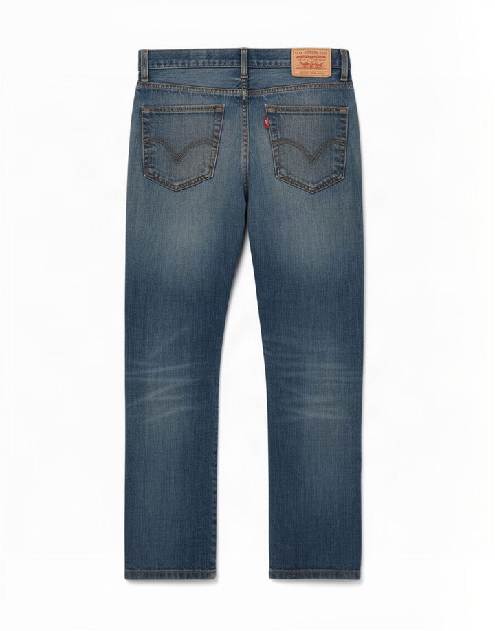 Levi's Herre 752 Straight Jeans W32 L32 Blå