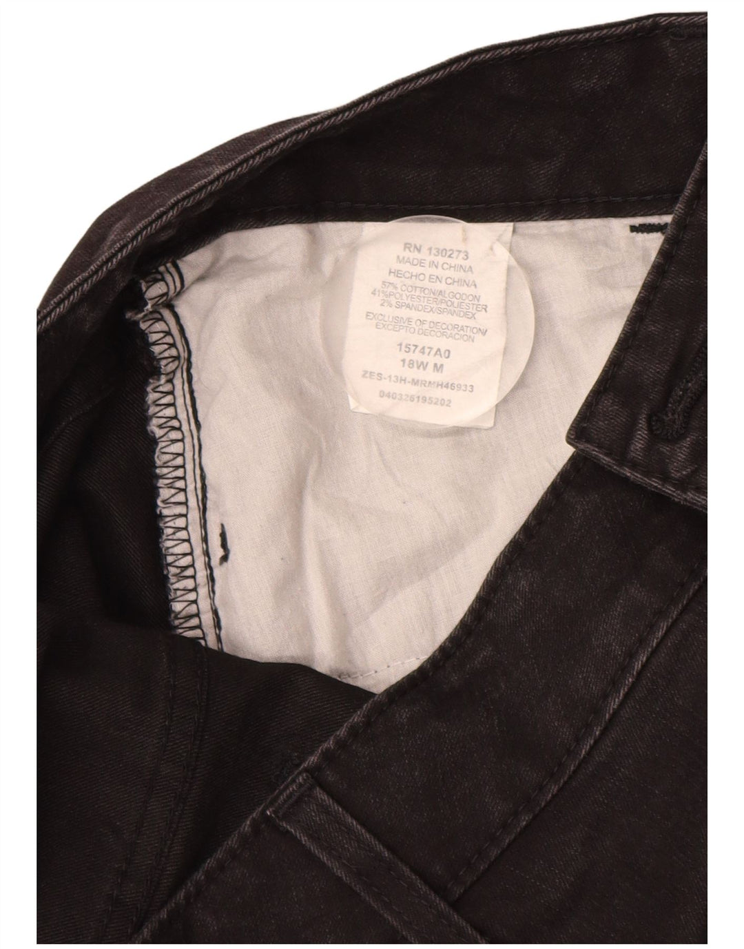 LEE Womens Riders Bootcut Jeans US 18 2XL W36 L31 Sort Bomuld