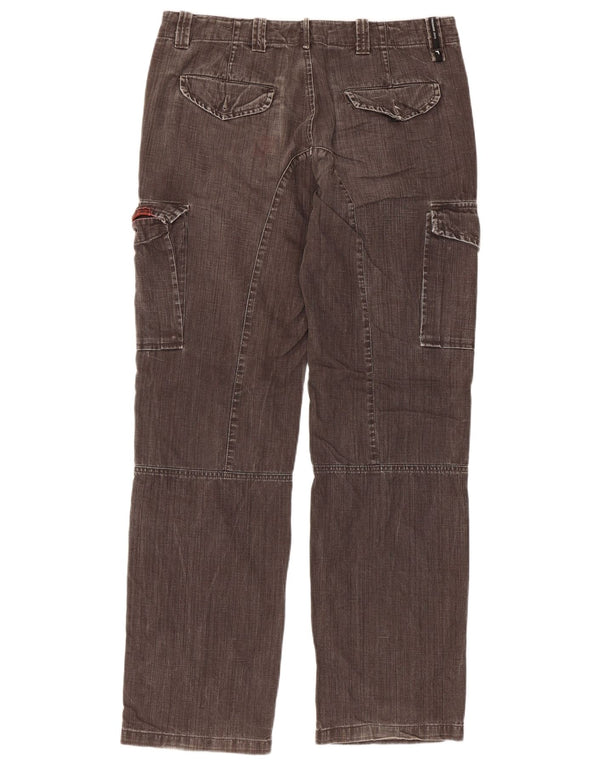 Trussardi Jeans Herre Cargo Straight IT 50 Large W34 L32 Grå Bomuld