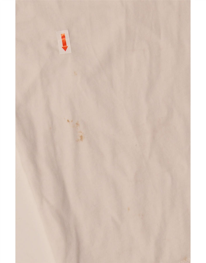 Timberland Herre grafisk T-shirt Top Stor hvid bomuld