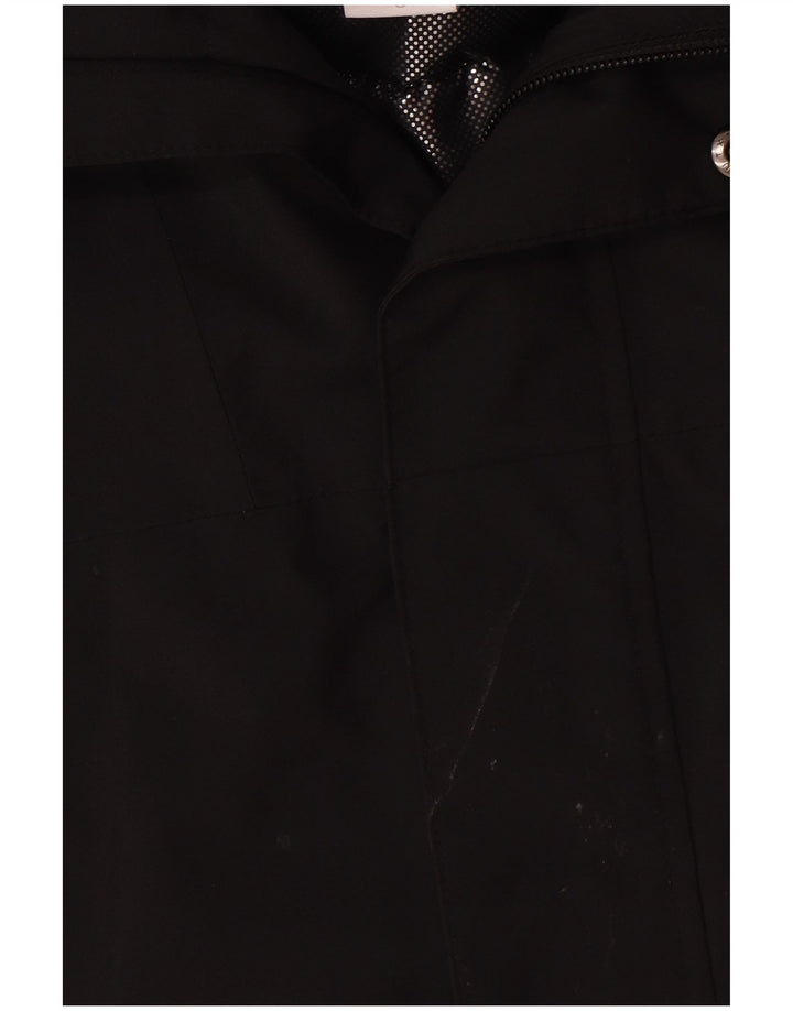 Columbia Herre Hooded Windbreaker Jacket UK 36 Small Black Polyester