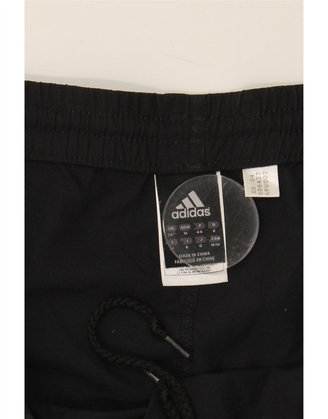 ADIDAS Sportsshorts til mænd, store sorte polyester