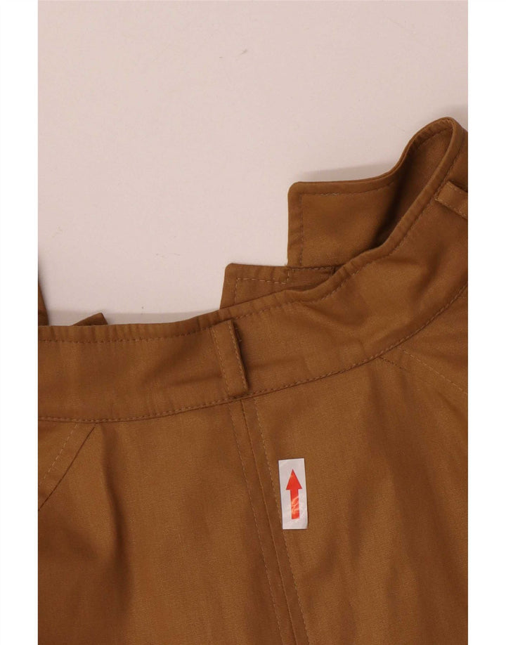 Vintage Loose Fit Trench Coat til kvinder IT 44 Medium Brun Polyester