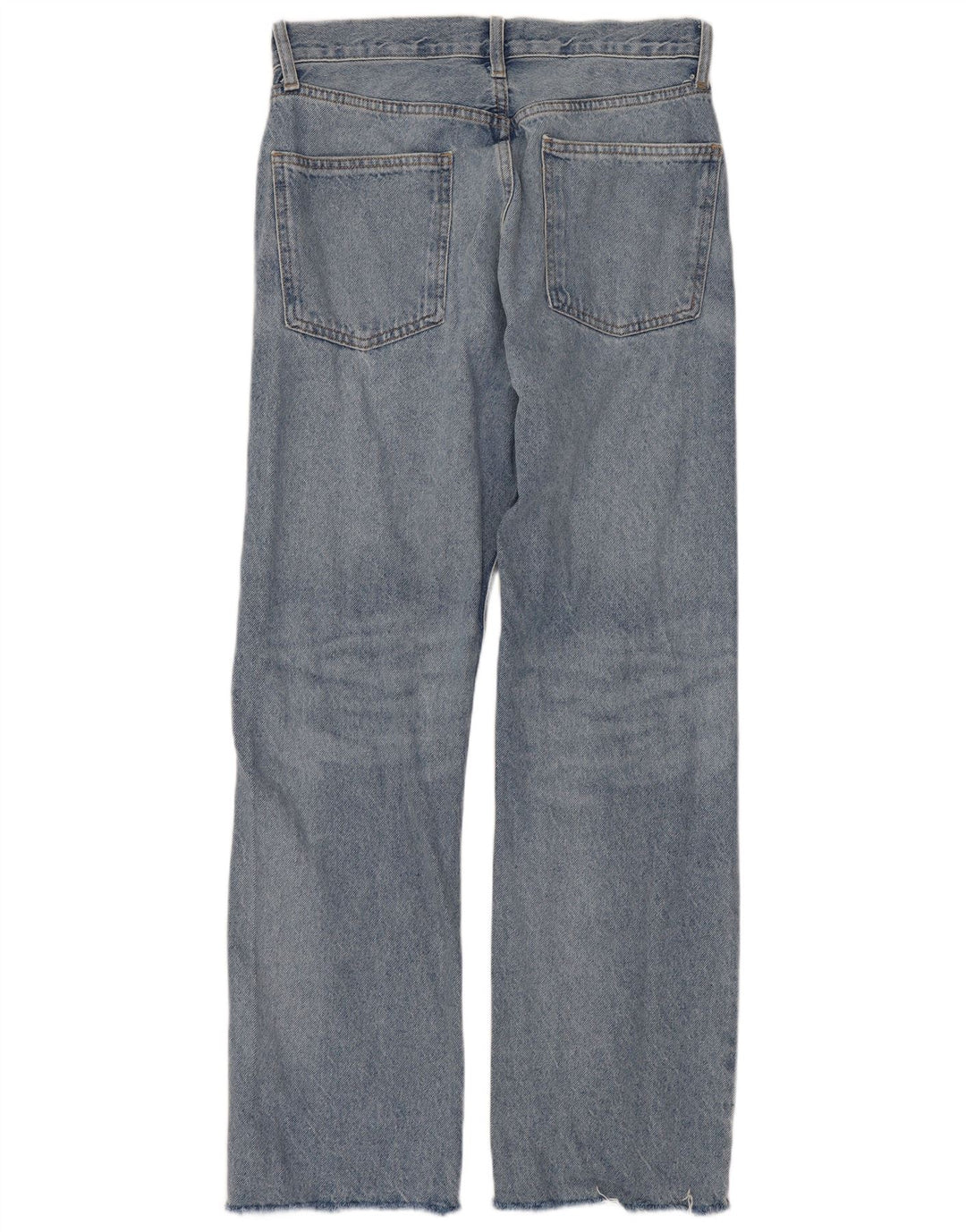 ZARA Straight Jeans til kvinder EU 34 2XS W24 L29 Blå Bomuld