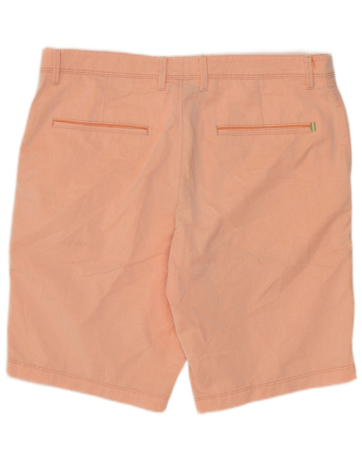 Hugo Boss Herre Chino Shorts IT 48 Medium W32 Orange Bomuld
