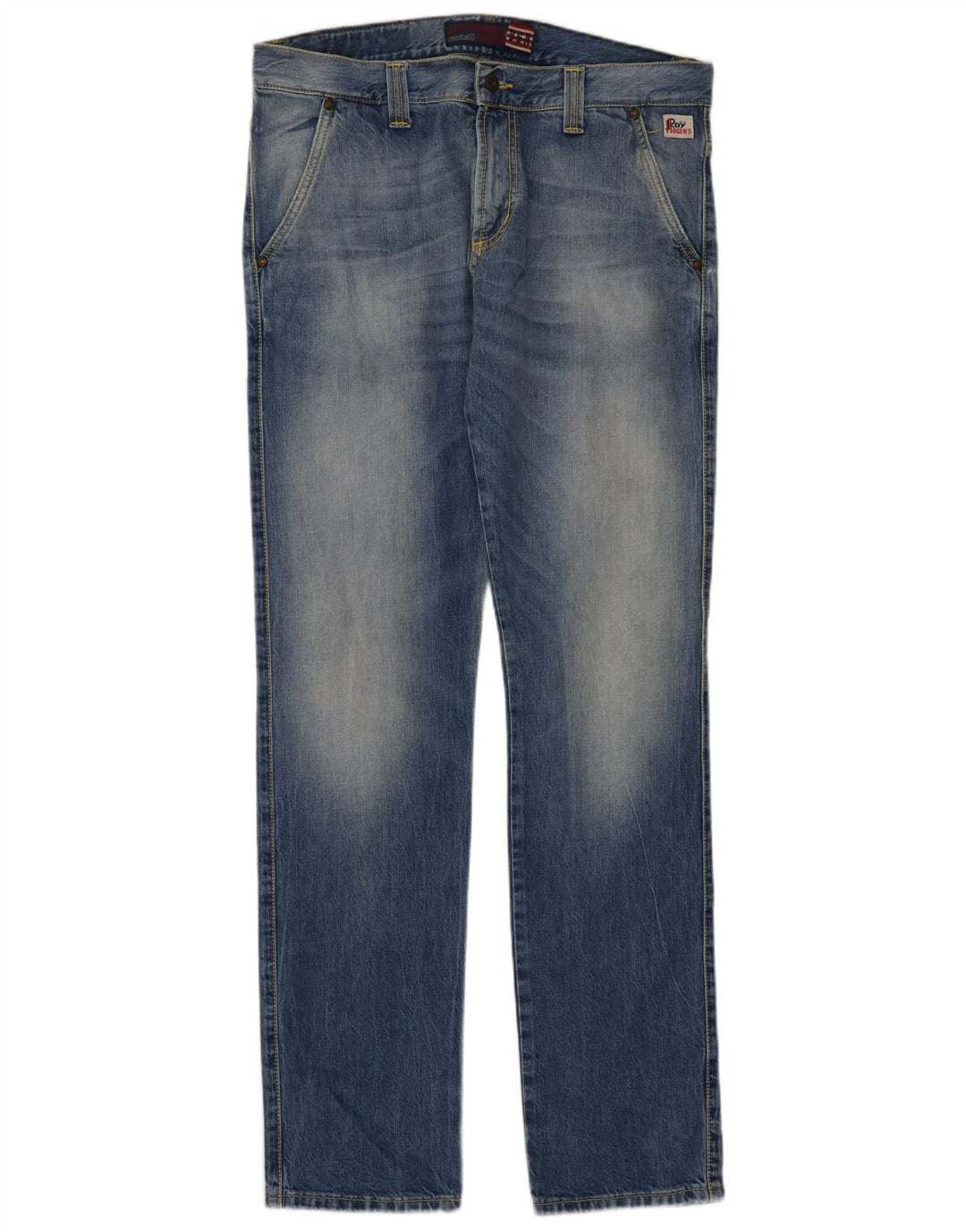 Roy Rogers Herre Straight Jeans IT 48 Medium W34 L35 Blå Bomuld