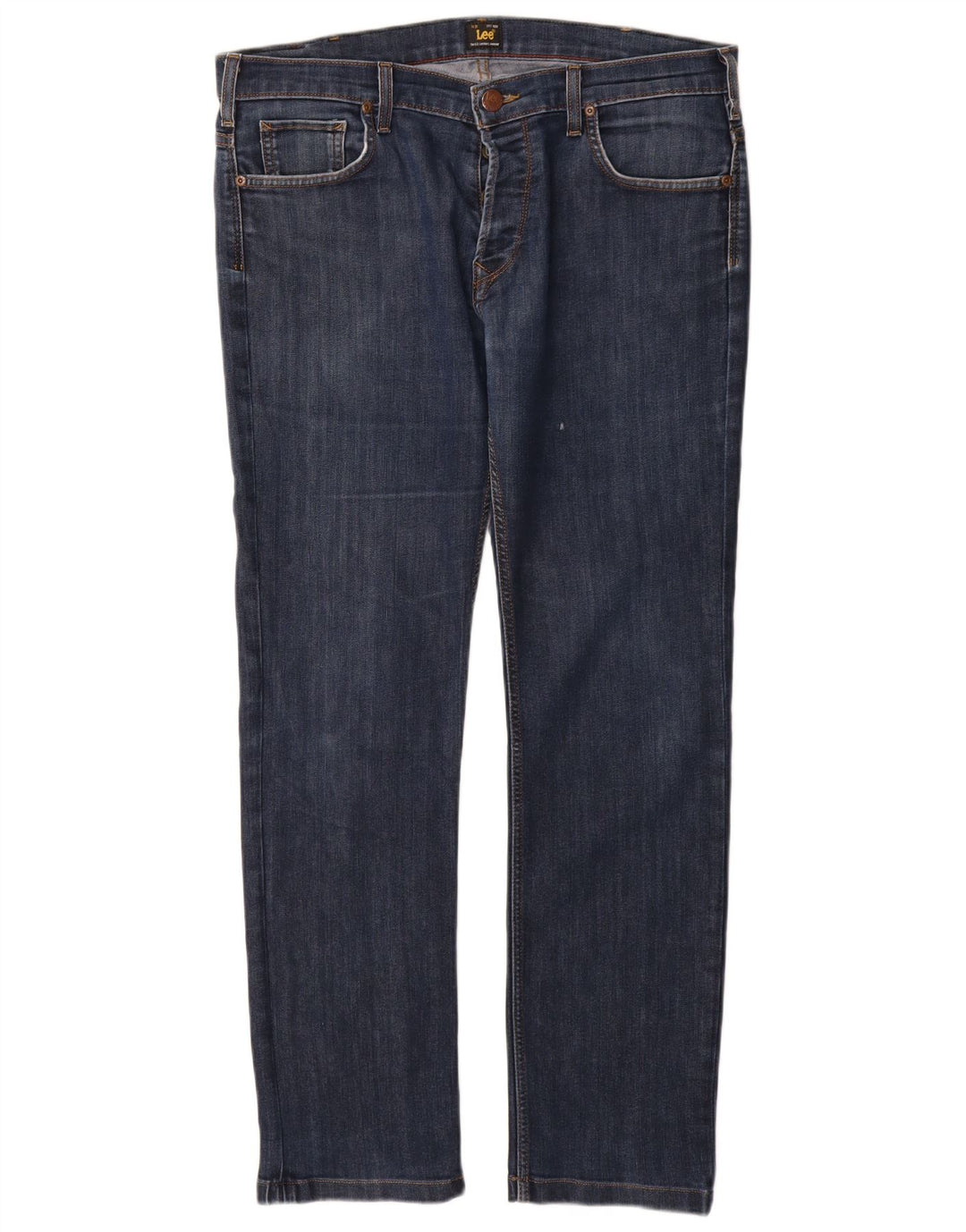 LEE Herre Powell Slim Jeans W36 L30 Marineblå Bomuld