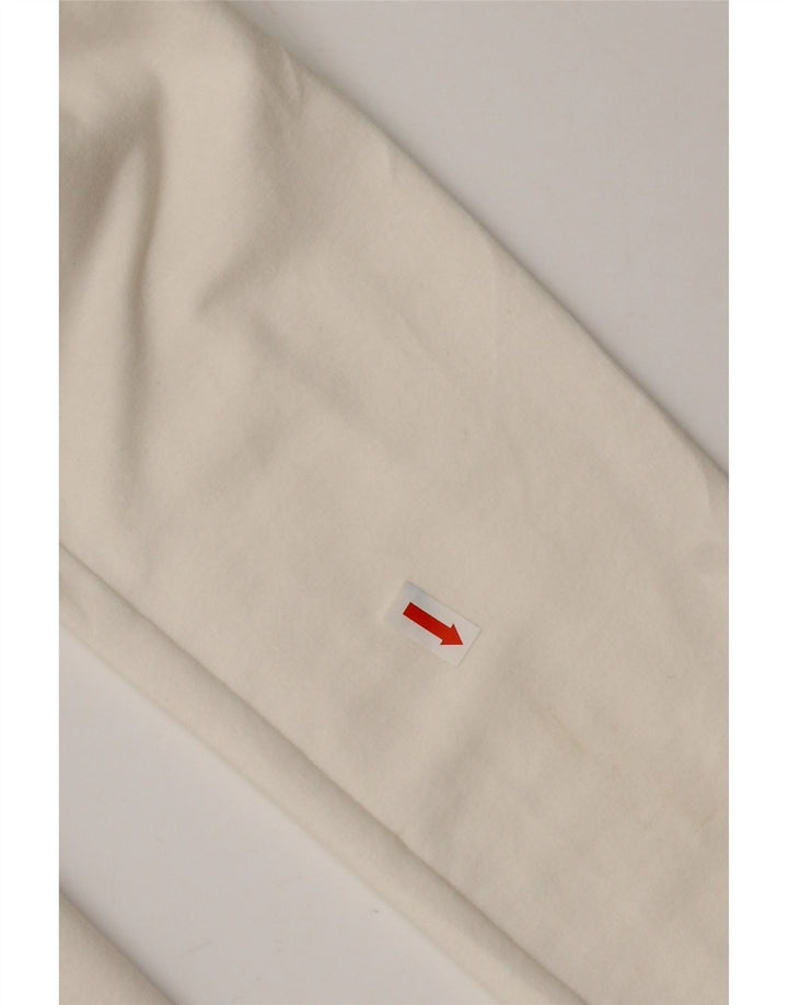 Liu Jo Dame 3 Button Blazer Jacket UK 10 Small White Bomuld