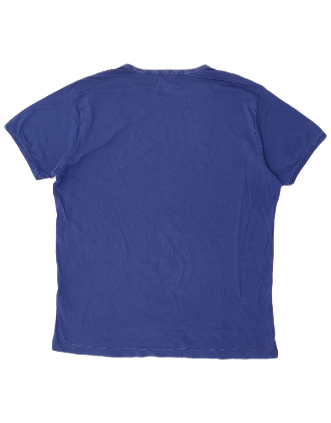 Diesel Herre Regular Fit Grafisk T-Shirt Top XL Blå