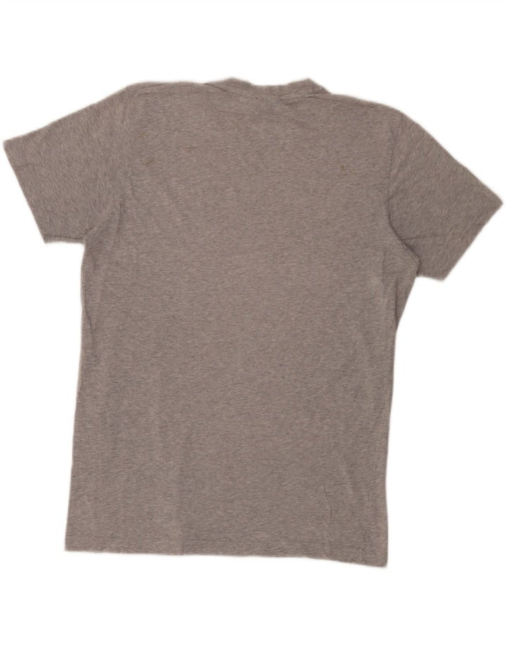 Converse Grafisk T-Shirt Top XL Grå Flecked Bomuld