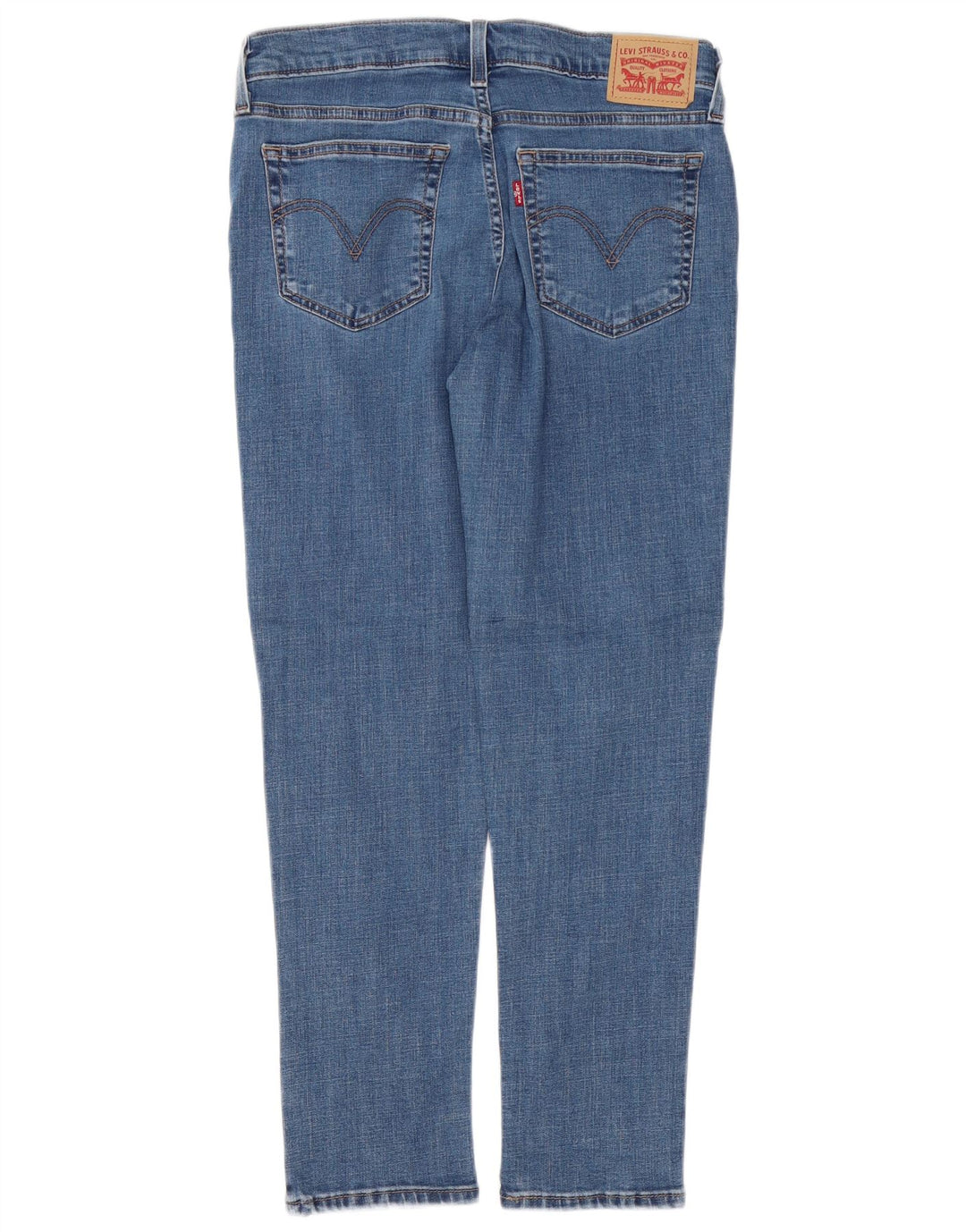 LEVI'S Kæreste Slim Jeans til kvinder W27 L27 Blå Bomuld