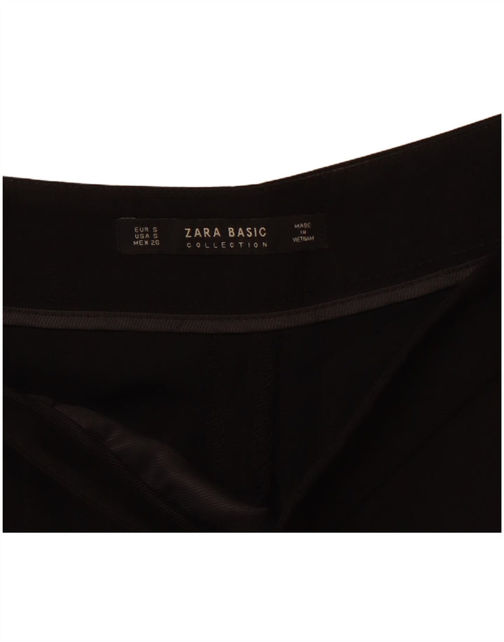 ZARA Chino Shorts til kvinder Small W26 Sort