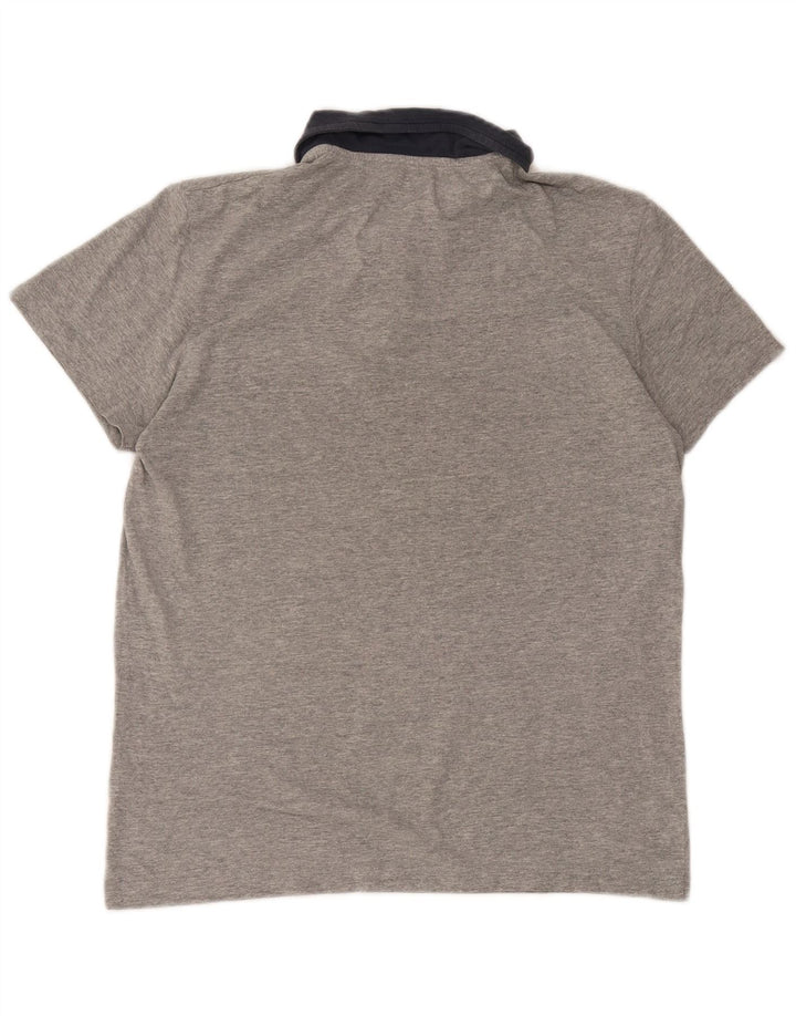 Jack & Jones herre poloshirt mellemgrå Colourblock Bomuld