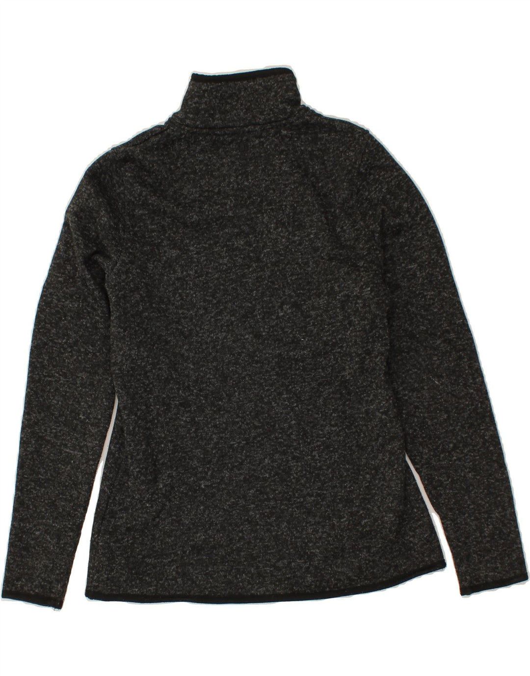 MOUNTAIN WAREHOUSE Womens Button Neck Sweatshirt Jumper UK 12 Medium Grey Vintage Mountain Warehouse and Second-Hand Mountain Warehouse from Messina Hembry 