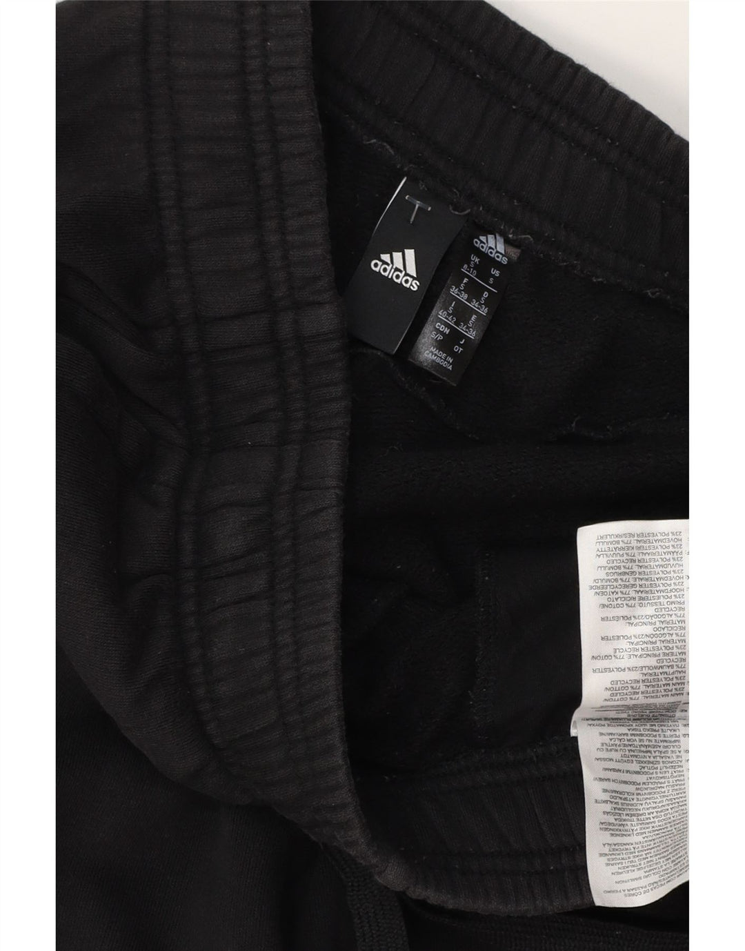 ADIDAS træningsdragt til kvinder Joggers UK 8/10 Small Black Bomuld