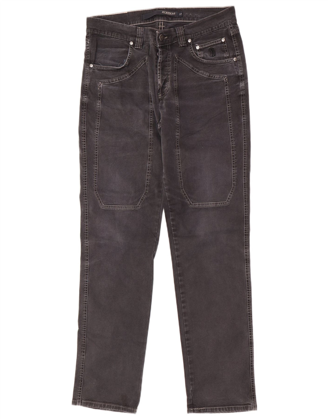 Jeckerson Herre Slim Jeans W33 L33 Sort Bomuld