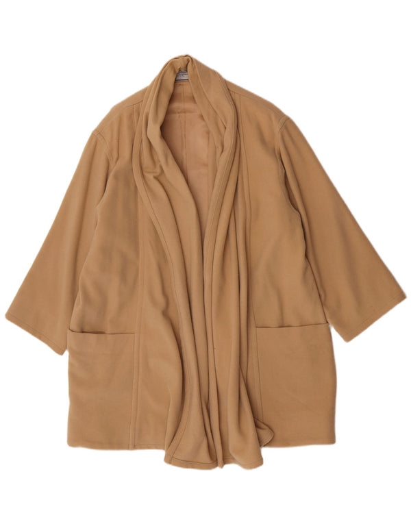 Luisa Spagnoli Dame Open Oversized Overfrakke UK 10 Small Beige