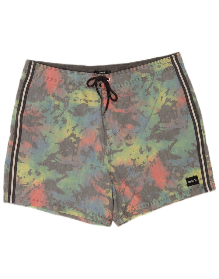 Hurley Herre Phantom Svømmeshorts Stor Flerfarvet Tie Dye Bomuld