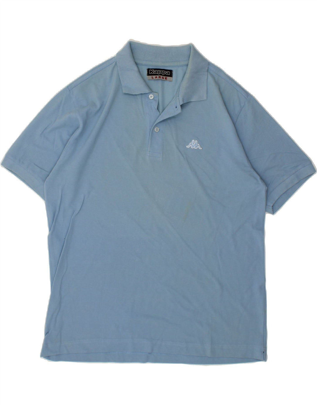 KAPPA Mens Polo Shirt Large Blue Cotton Vintage Kappa and Second-Hand Kappa from Messina Hembry 