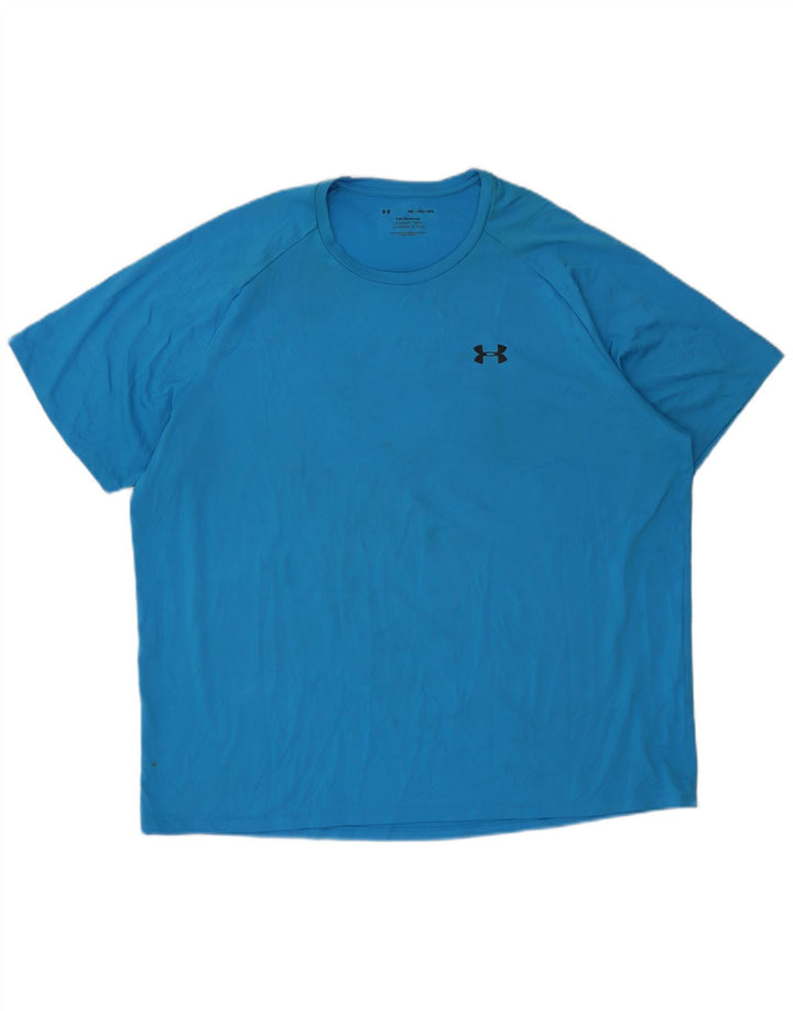 Under Armour Herre T-Shirt Top 3XL Blå Polyester