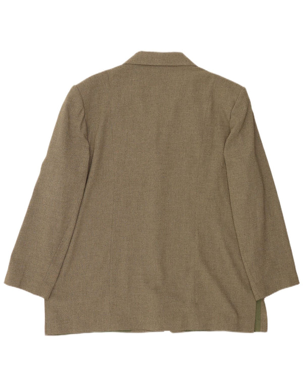 Endora Dame 3-knaps blazerjakke UK 20 2XL Khaki Polyester
