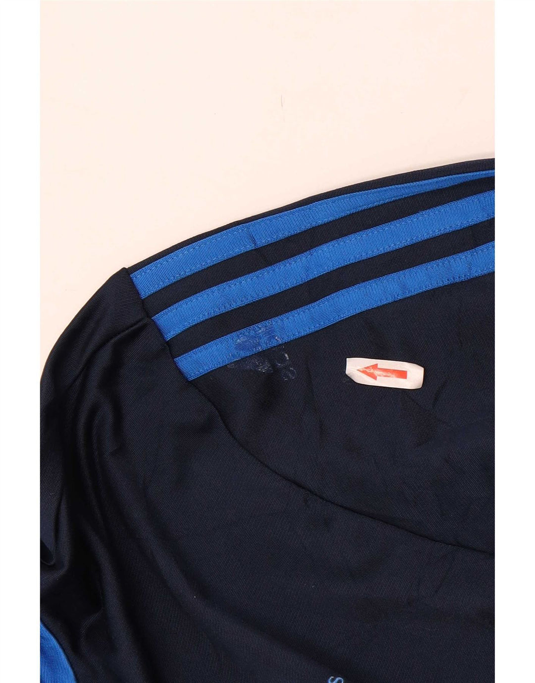 Adidas Træningsdragt til mænd Topjakke UK 38/40 Medium Navy Blue Polyester