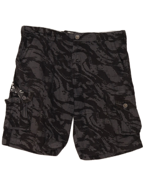 Billabong Herre Graphic Cargo Shorts W40 XL Grå Camouflage
