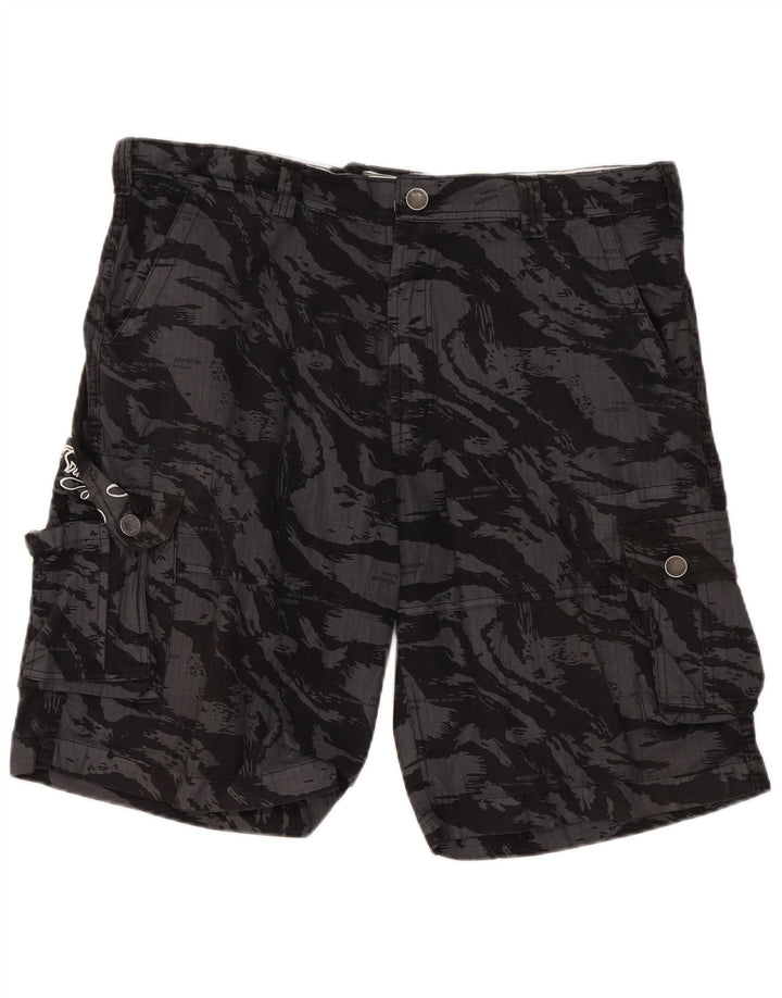 Billabong Herre Graphic Cargo Shorts W40 XL Grå Camouflage
