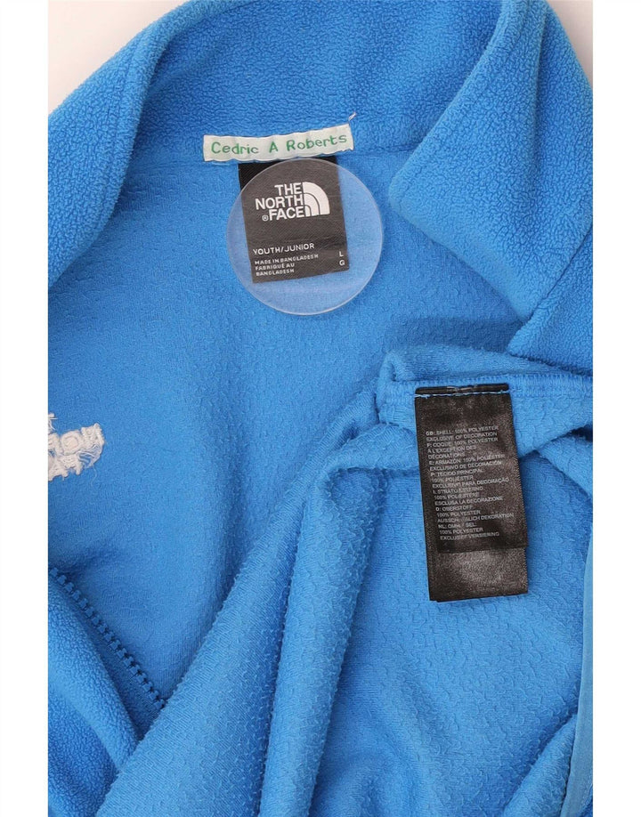 The North Face Boys Fleecejakke 11-12 År Stor Blå Polyester