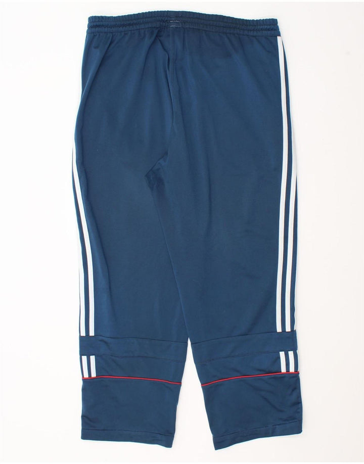 Adidas Træningsdragtsbukser til mænd UK 40/42 Medium Blue Polyester