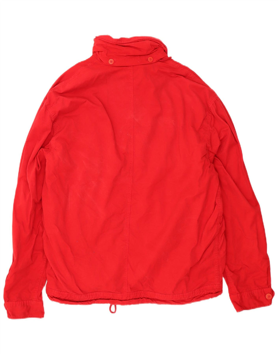 Vintage Herre Hooded Utility Jacket UK 42 XL Rød