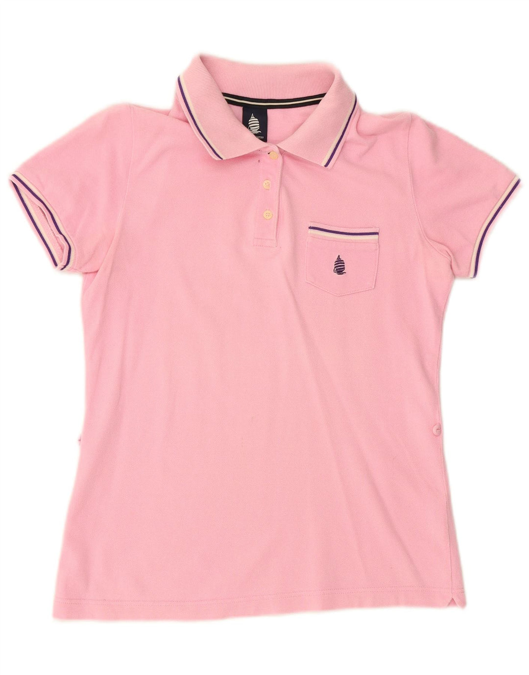 MARINA YACHTING Dame Polo Shirt UK 12 Medium Pink