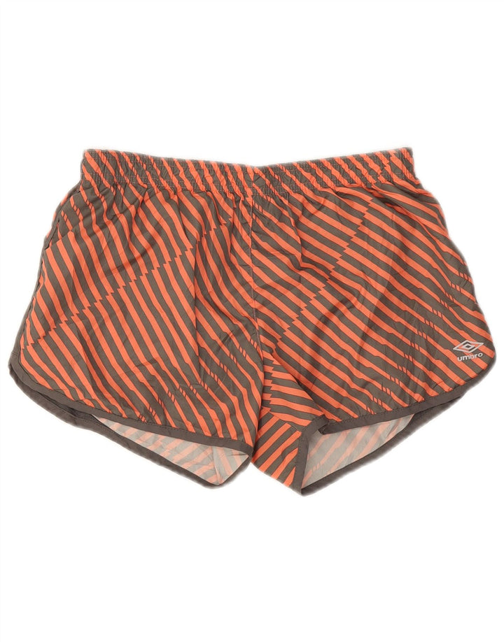 Umbro Herre Sportshorts Medium Orange Stribet Polyester