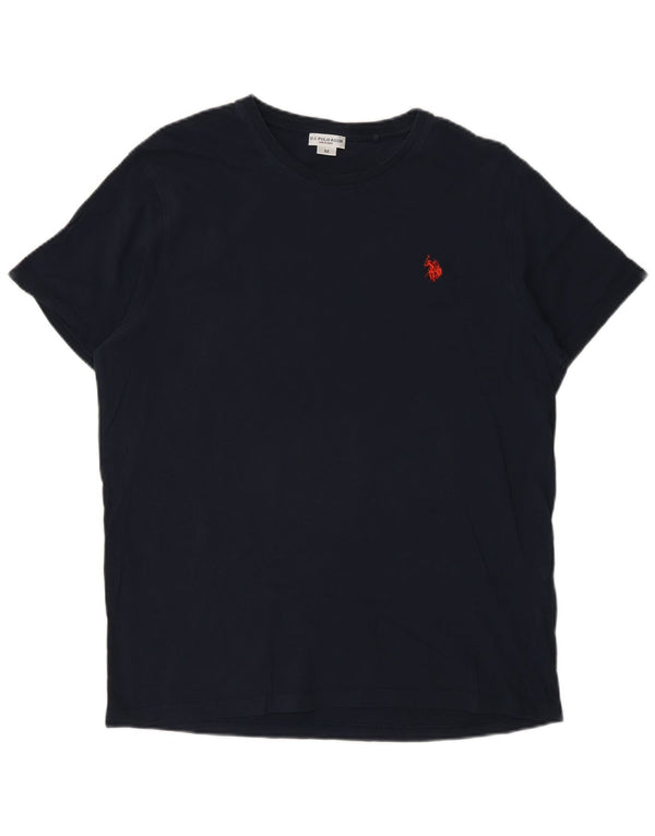 U.S. Polo Assn. Herre T-shirt Top Medium Marineblå Bomuld