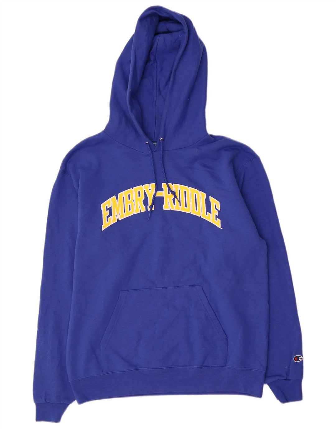Champion Herre grafisk hættetrøje Jumper Medium Blue Bomuld