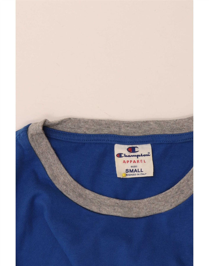 Champion Herre grafisk T-shirt top lille blå farveblok