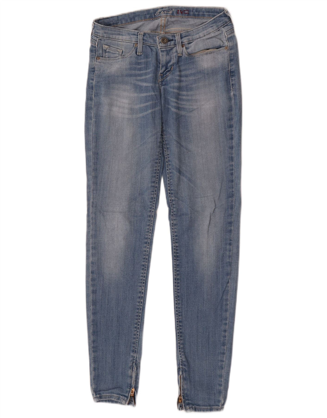 Levi's skinny jeans til kvinder W24 L32 blå bomuld