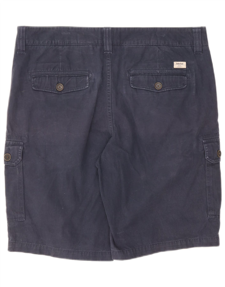 Timberland Herre Cargo Shorts W38 XL Marineblå Bomuld